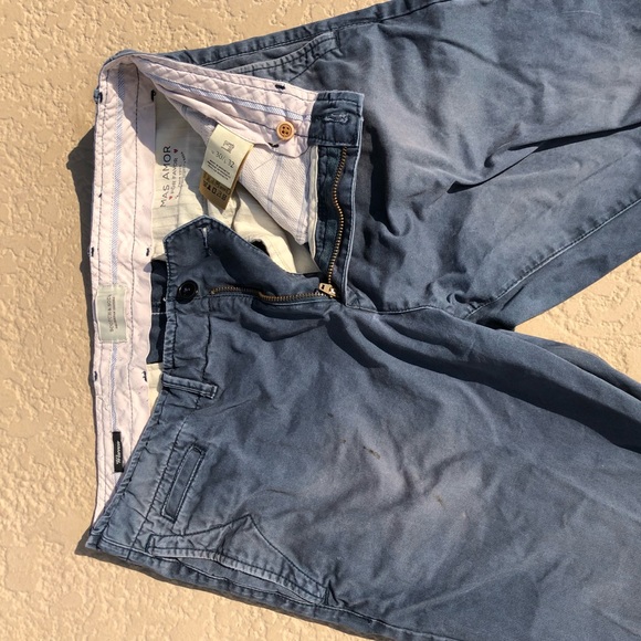 Scotch & Soda Warren Chinos Navy Blues flood cut - Picture 3 of 12